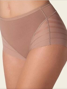 LEONISA Stripe UndetectableLace Classic Shaper Panty XXL